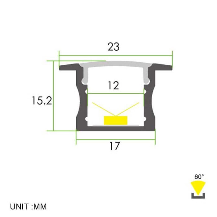 ⁦פרופיל תאורה - AR2⁩ – תמונה ⁦2⁩