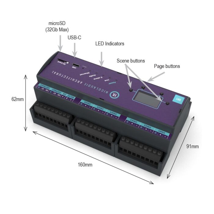 ⁦בקר לפס DIN - DINA-DR1⁩ – תמונה ⁦3⁩