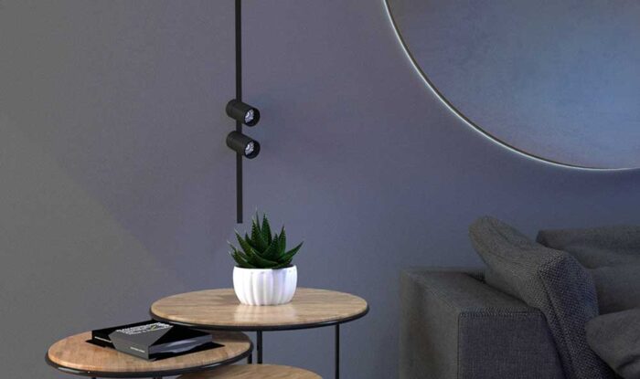 ⁦גוף תאורה לפס צבירה מגנטי - ALT45⁩ – תמונה ⁦2⁩